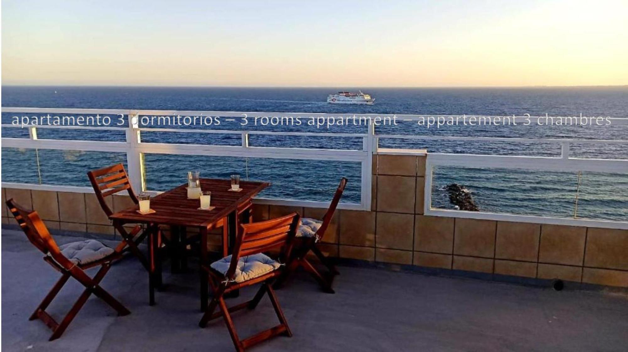 Increible Atico Con Vistas A La Bahia De Almería Exterior foto
